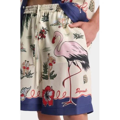 Bermude DSQUARED2, Aloha Souvenir Boxer Shorts