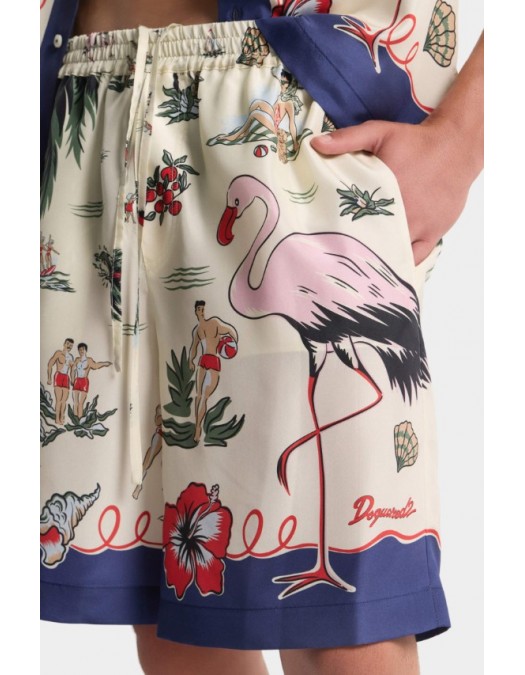 Bermude DSQUARED2, Aloha Souvenir Boxer Shorts - S71MU0888D35476001S