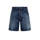 Bermude DSQUARED2, NAVY BLUE ‘Marine’ denim shorts - S71MU0907D30010470
