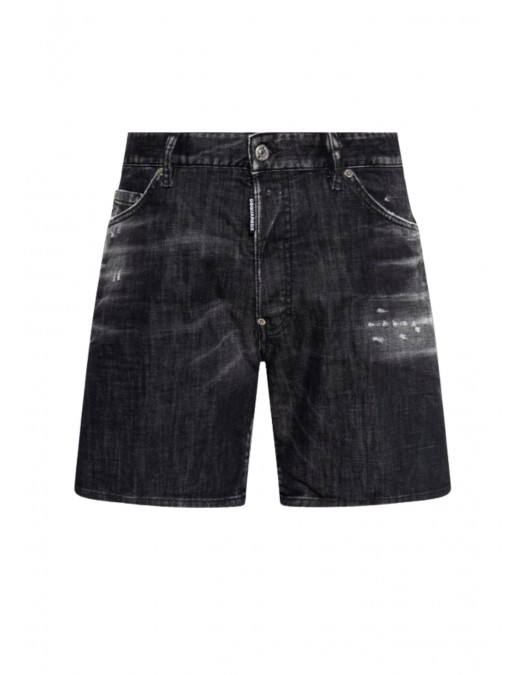 Bermude DSQUARED2,  BLACK ‘Marine’ denim shorts - S71MU0908S30357900
