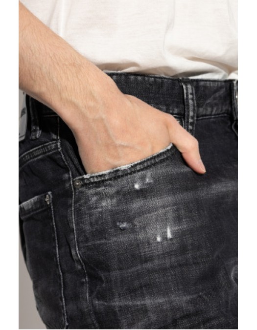 Bermude DSQUARED2,  BLACK ‘Marine’ denim shorts - S71MU0908S30357900