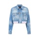 Jacheta DSQUARED2, Light Wash Boxy Jean Jacket - S72AM1132D30038470
