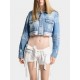 Jacheta DSQUARED2, Light Wash Boxy Jean Jacket - S72AM1132D30038470