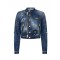 Jacheta DSQUARED2, Medium Broken Biker Jean Jacket