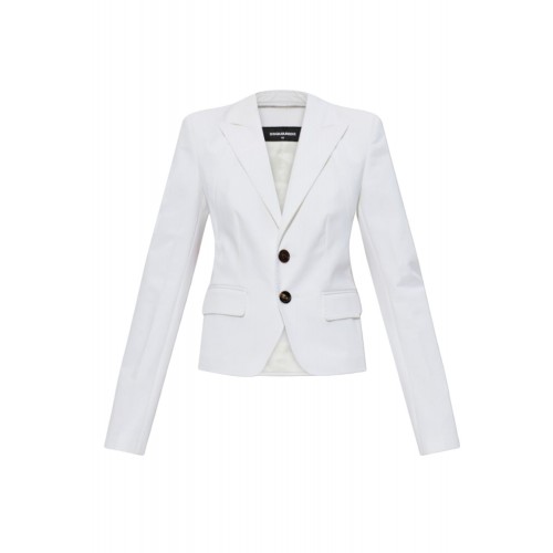 Sacou DSQUARED2,  WEISS Sakko mit abnehmbaren 