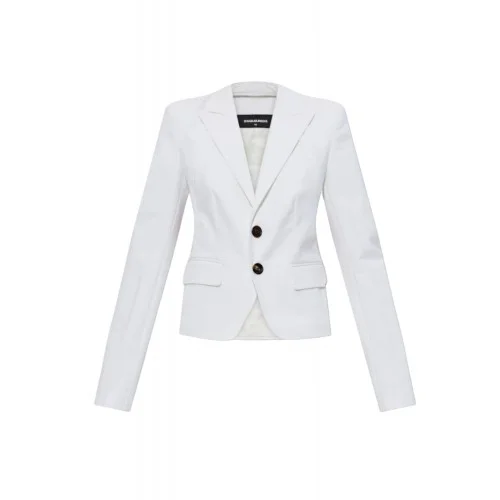 Sacou DSQUARED2,  WEISS Sakko mit abnehmbaren 