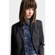 Jacheta DSQUARED2, Dark Wash Hybrid Denim Tailor Jacket - S72BN0729S35739001F