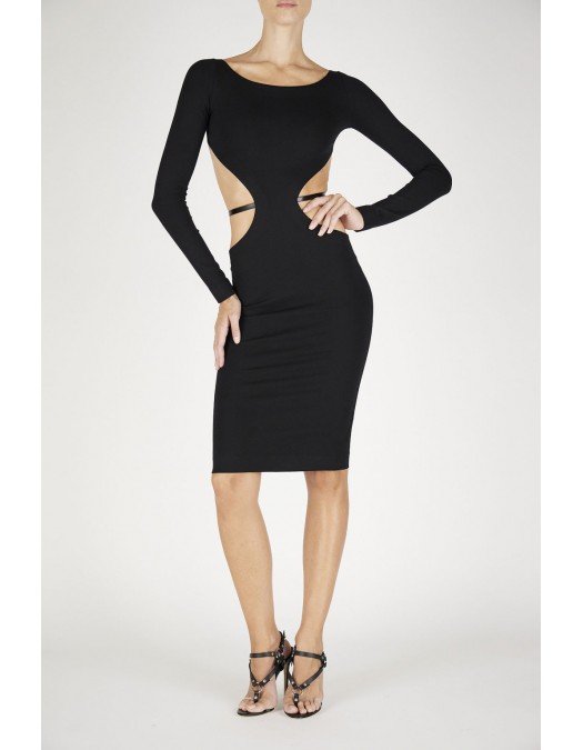 Rochie DSQUARED2, Curea talie, Neagra - S72CV0174S23138900