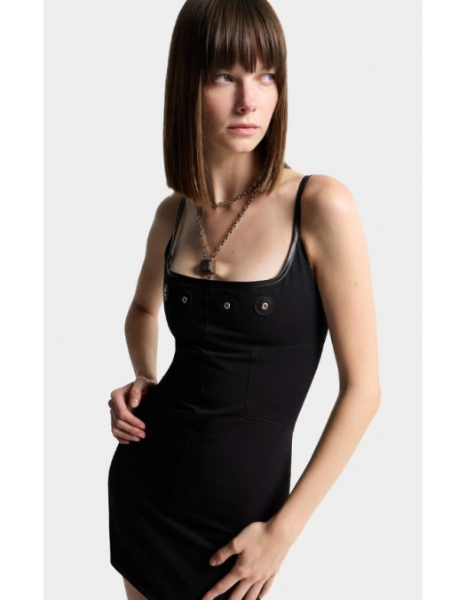 Rochie DSQUARED2, D2 Glove Dress, Negru - S72CV0722D35474900