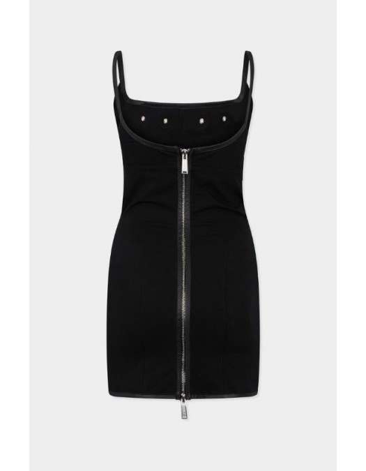 Rochie DSQUARED2, D2 Glove Dress, Negru - S72CV0722D35474900