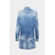 Rochie DSQUARED2, Light Wash Trucker Dress - S72CV0739S30341470