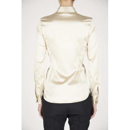 Camasa Dsquared2, Logo argintiu, Cream Camasa Dsquared2, Logo argintiu, Cream