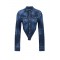Top DSQUARED2, Deep Cut Night Whisper Denim Shirt