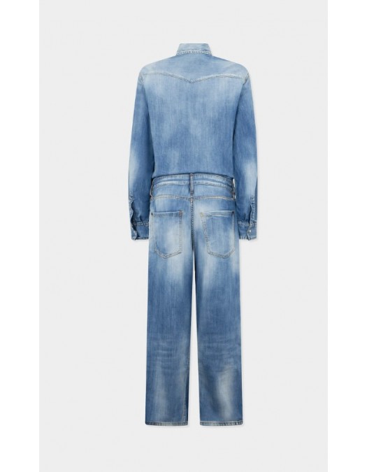 Salopeta DSQUARED2,Light Wash Trucker Jumpsuit - S72FP0130S30341470