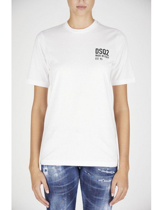 TRICOU DSQUARED2, Bumbac, Logo frontal - S72GD0297S23009900