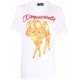 Tricou DSQUARED2, WHITE , DEER - S72GD0324S23009100