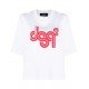 Tricou DSQUARED2, Red Logo Print, Alb - S72GD0387S24387100