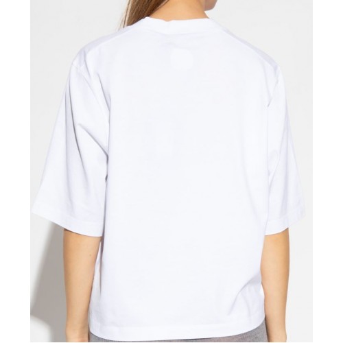 Tricou DSQUARED2, Red Logo Print, Alb