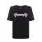 Tricou DSQUARED2, Pink Print with hearts, Negru