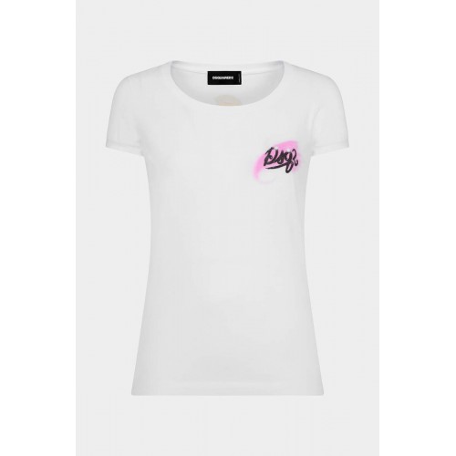 Tricou DSQUARED2, Imprimeu Brand, S72GD0520S24668100 Tricou DSQUARED2, Imprimeu Brand, S72GD0520S24668100