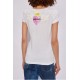 Tricou DSQUARED2, Heart Angel Print, White - S72GD0520S24668900