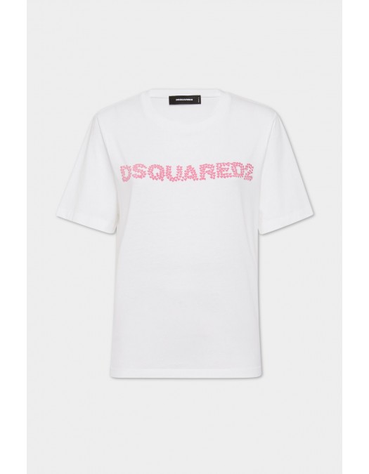 Tricou DSQUARED2, Easy Fit, Cotton Jersy, Pastel Pink - S72GD0551S24662100