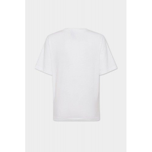 Tricou DSQUARED2, Easy Fit, Pastel Pink, White
