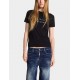 Tricou DSQUARED2, Wash Just Right Fit, Babes, Black - S72GD0571D20020900