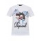 Tricou DSQUARED2, Girls Print, Aplicatii stralucitoare, Alb