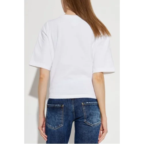 Tricou DSQUARED2, WHITE T-shirt with logo