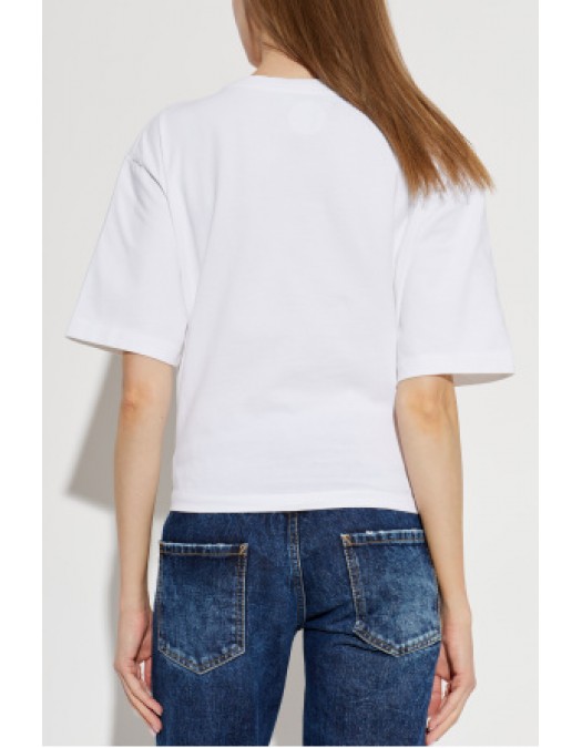 Tricou DSQUARED2, WHITE T-shirt with logo - S72GD0620D20106100