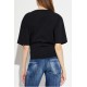 Tricou DSQUARED2,  BLACK T-shirt with logo - S72GD0620D20106900