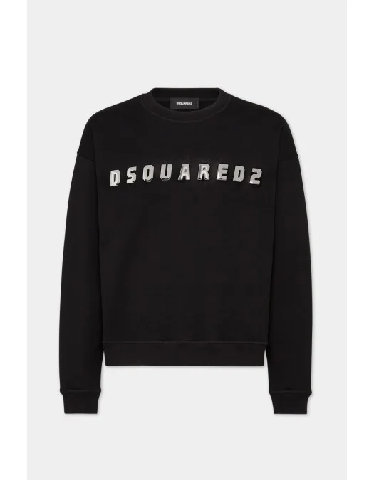 Geaca DSQUARED2, Brushed Fleece, Relax Fit , Black - S72GU0471S25516900