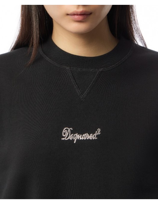 Bluza DSQUARED2,  Cool Fit Crewneck, Black S72GU0471S25516900 - S72GU0471S25516900