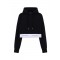 Hanorac DSQUARED2, Tape Elastic Onion Cropped Hoodie