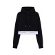 Hanorac DSQUARED2, Tape Elastic Onion Cropped Hoodie - S72GU0522D25028900
