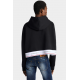 Hanorac DSQUARED2, Tape Elastic Onion Cropped Hoodie - S72GU0522D25028900