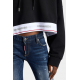 Hanorac DSQUARED2, Tape Elastic Onion Cropped Hoodie - S72GU0522D25028900