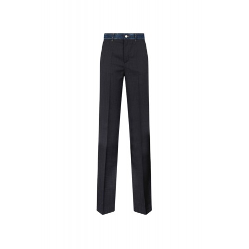 Pantaloni DSQUARED2, Dark Rebel Rider Wash Hybrid Denim Tailor Loose Pant
