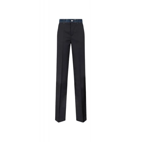 Pantaloni DSQUARED2, Dark Rebel Rider Wash Hybrid Denim Tailor Loose Pant