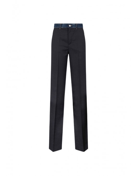 Pantaloni DSQUARED2, Dark Rebel Rider Wash Hybrid Denim Tailor Loose Pant - S72KA1341S35739001F