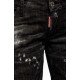 Jeans Dsquared2, Cropped Jean, Negru - S72LB0338900