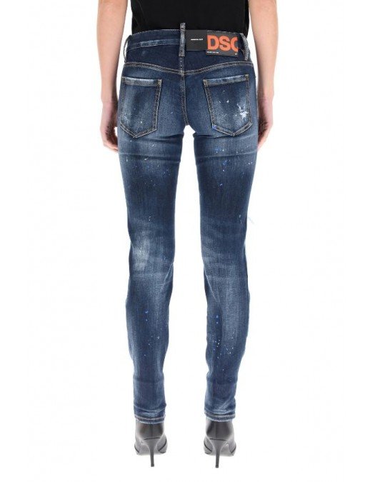 BLUGI DSQUARED2, Croiala Jennifer Jeans, Albastru - S72LB0374470