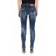 BLUGI DSQUARED2, Croiala Jennifer Jeans, Albastru - S72LB0374470