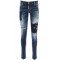 BLUGI DSQUARED2, Croiala Jennifer Jeans, Albastru
