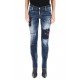 BLUGI DSQUARED2, Croiala Jennifer Jeans, Albastru - S72LB0374470