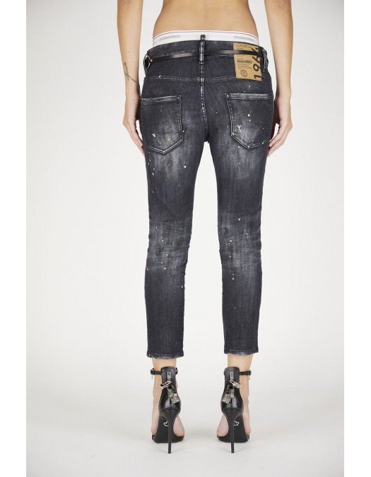 BLUGI DSQUARED2 Cool Girl Crop Jeans- S72LB0404S30503900 BLUGI DSQUARED2 Cool Girl Crop Jeans- S72LB0404S30503900