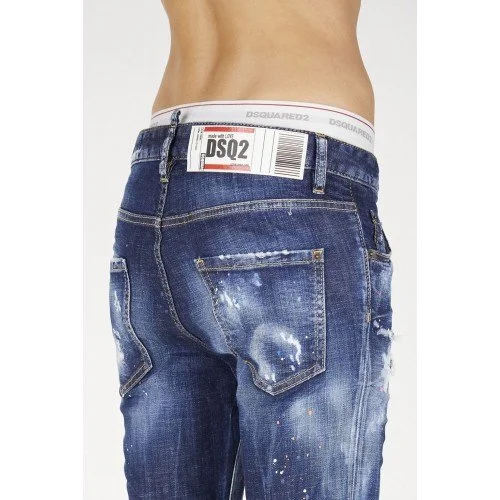 Jeans Dsquared2, Efect uzat, S72LB0406S30342470 Cool Girl Cropped