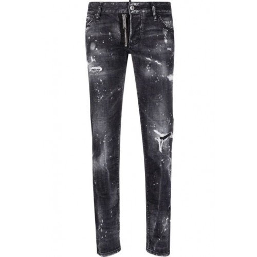 BLUGI DSQUARED2 Paint-Splatter Slim-Fit