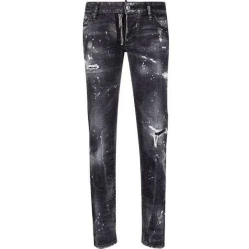 BLUGI DSQUARED2 Paint-Splatter Slim-Fit